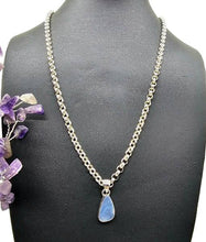 Load image into Gallery viewer, Blue Opal Pendant, Australian Gemstone, Sterling Silver, October Birthstone, Precious Gem - GemzAustralia 