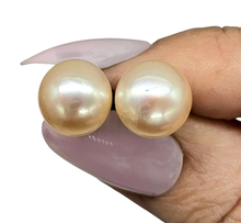Load image into Gallery viewer, Freshwater Pearl Studs, June Birthstone, Bridal Jewellery, Sterling Silver - GemzAustralia 