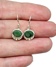 Load image into Gallery viewer, Emerald Earrings, May Birthstone, Stone of Inspiration, Strengthens Memory - GemzAustralia 