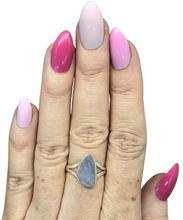 Load image into Gallery viewer, Doublet Opal Ring, Size S, October Birthstone, Australian Opal, Sterling Silver - GemzAustralia 