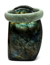 Load image into Gallery viewer, Solid Jade Bangle, 58mm Diameter, Green Nephrite Jade, Protection Gem, Lucky Gemstone,