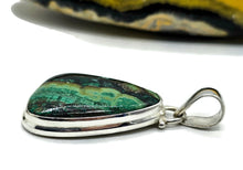 Load image into Gallery viewer, Stone of Heaven, Malachite Azurite Pendant, Sterling Silver, Green Blue Gemstone