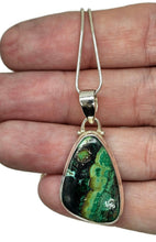 Load image into Gallery viewer, Stone of Heaven, Malachite Azurite Pendant, Sterling Silver, Green Blue Gemstone