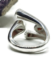 Load image into Gallery viewer, Four Stone Garnet Ring, Size P, Sterling Silver, Multi-gemstone Ring, January Birthstone