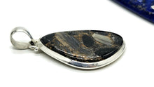 Load image into Gallery viewer, Australian Obsidian Pendant, Sterling Silver, Copper, Volcanic Gemstone, Truth stone