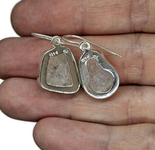 Load image into Gallery viewer, Raw Moonstone Earrings, Sterling Silver, June Birthstones, Rough Moonstones