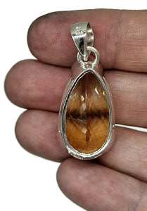 AAA Citrine Pendant, Sterling Silver, 34 carats, Pear Cut, November Birthstone