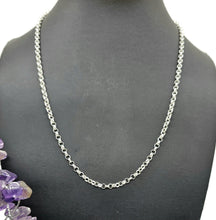 Load image into Gallery viewer, Belcher Link Chain, 50 cm, 925 Sterling Silver, Silver Necklace, Belcher Link Necklace