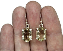 Load image into Gallery viewer, Citrine Earrings, Oval Shaped, Sterling Silver, 13 Carats, Money Stone, November Birthstone