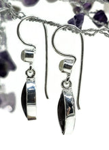 Load image into Gallery viewer, Garnet and Rainbow Moonstone Earrings, Sterling Silver, January Birthstone, Double Drops