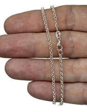 Load image into Gallery viewer, 55cm Sterling Silver Chain, Belcher Link Chain, Rolo Chain, 925 Sterling Silver