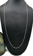 Load image into Gallery viewer, 70cm Belcher Link Chain, Rolo Chain, 925 Sterling Silver chain, Long Chain