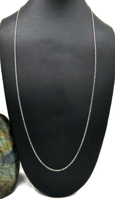 70cm Belcher Link Chain, Rolo Chain, 925 Sterling Silver chain, Long Chain