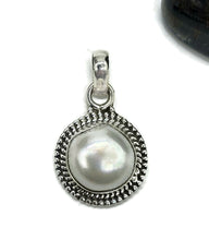 Load image into Gallery viewer, Freshwater Baroque Pearl Pendant, Sterling Silver, Irregular Pearl Pendant