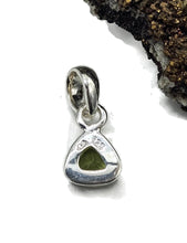 Load image into Gallery viewer, Trillion Peridot Pendant, August Birthstone, 1.6 carats, Sterling Silver, Protection Stone