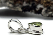 Load image into Gallery viewer, Trillion Peridot Pendant, August Birthstone, 1.6 carats, Sterling Silver, Protection Stone