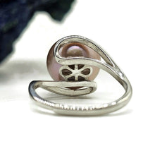 Load image into Gallery viewer, Edison Pearl Ring in a natural Metallic bronze Colour, Adjustable, Sterling Silver, Genuine