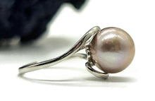 Load image into Gallery viewer, Edison Pearl Ring in a natural Metallic bronze Colour, Adjustable, Sterling Silver, Genuine