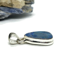 Load image into Gallery viewer, Australian Opal Pendant, October Birthstone, Sterling Silver, Blue Green Opal Doublets