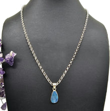 Load image into Gallery viewer, Australian Opal Pendant, October Birthstone, Sterling Silver, Blue Green Opal Doublets