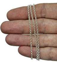 Load image into Gallery viewer, 55cm Sterling Silver Chain, Belcher Link Chain, Rolo Chain, 925 Sterling Silver