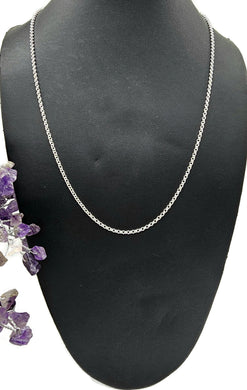 55cm Sterling Silver Chain, Belcher Link Chain, Rolo Chain, 925 Sterling Silver