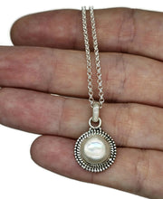 Load image into Gallery viewer, Freshwater Baroque Pearl Pendant, Sterling Silver, Irregular Pearl Pendant