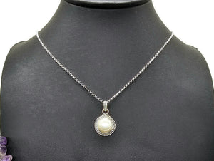 Freshwater Baroque Pearl Pendant, Sterling Silver, Irregular Pearl Pendant