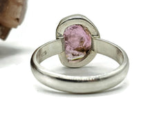 Load image into Gallery viewer, Watermelon Tourmaline Ring, Size 8, Sterling Silver, Pink &amp; Green Tourmaline, Heart Stone