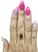 Load image into Gallery viewer, Super Seven ring, Size 7.5, Cacoxenite Ring, Pear Shaped, Melody Stone Ring