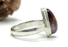 Load image into Gallery viewer, Super Seven ring, Size 7.5, Cacoxenite Ring, Pear Shaped, Melody Stone Ring