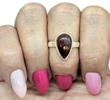 Load image into Gallery viewer, Super Seven ring, Size 7.5, Cacoxenite Ring, Pear Shaped, Melody Stone Ring