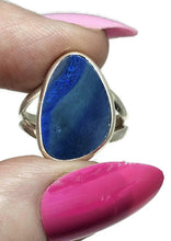 Load image into Gallery viewer, Australian Opal Ring, Size 7, Sterling Silver, Lucky Stone, Hope Stone, October Birthstone - GemzAustralia 