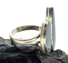 Load image into Gallery viewer, Australian Opal Ring, Size 7.25, October Birthstone, Sterling Silver, Aura Gemstone - GemzAustralia 