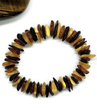 Load image into Gallery viewer, Baltic Amber Bracelet, Fossilized Tree Resin, Cognac, Butterscotch &amp; Black Amber - GemzAustralia 