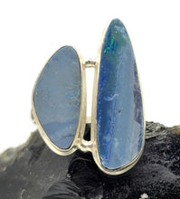 Load image into Gallery viewer, Australian Opal Ring, Size 7.25, October Birthstone, Sterling Silver, Aura Gemstone - GemzAustralia 
