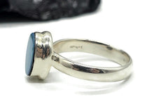 Load image into Gallery viewer, Australian Opal Ring, October Birthstone, Size P, Sterling Silver, Oval Shaped - GemzAustralia 