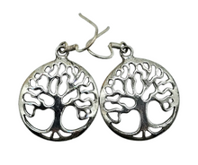 Load image into Gallery viewer, Tree of Life Earrings, Sterling Silver, Represents personal growth, uniqueness, Strength &amp; Beauty, knowledge, wisdom - GemzAustralia 