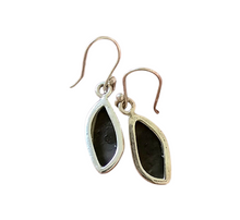 Load image into Gallery viewer, Multi Coloured Ammolite Earrings, Sterling Silver, Fossilized Shells of Ammonites, Opal like Gem, Energy Gemstone, Growth Gemstone, Natural - GemzAustralia 