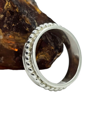 Load image into Gallery viewer, 925 Silver ring, Band Ring, Size 9, Sterling Silver, Stacking Ring - GemzAustralia 