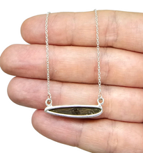 Load image into Gallery viewer, Australian Opal Necklace, Sterling Silver, October Birthstone, Blue Green Opal, Precious Gemstone - GemzAustralia 