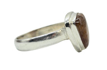 Load image into Gallery viewer, Trillion Super Seven ring, Size 7, Melody Stone, Sterling Silver, Opens all senses, Wellness Stone, Meditation Gem