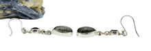 Load image into Gallery viewer, Labradorite &amp; Amethyst Earrings, Sterling Silver, Round/Pear Design, Mystical Magical Gemstone, Companion through Change - GemzAustralia 