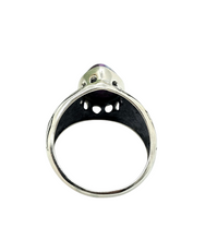 Load image into Gallery viewer, Purple Turquoise Ring, Size 8, Sterling Silver, Pear Shaped, Goddess Gem, Protection Stone, Powerful Stone, Good Fortune - GemzAustralia 