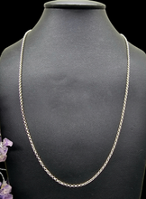 Load image into Gallery viewer, 60cm Sterling Silver Chain, Belcher Link Chain, Rolo Chain, 925 Sterling Silver - GemzAustralia 