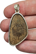 Load image into Gallery viewer, Boulder Opal Pendant, Solid Queensland Opal, Australian Opal, Sterling Silver, October Birthstone, Precious Stone - GemzAustralia 