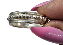 Load image into Gallery viewer, 925 Silver ring, Band Ring, Size 9, Sterling Silver, Stacking Ring - GemzAustralia 