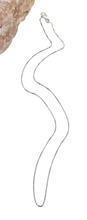 Load image into Gallery viewer, Box Chain, Sterling Silver, 48cm, 19 inches, Shiny Silver Chain, Hang Pendants, Stacker Chain, Silver Necklace, Male / Female Chain - GemzAustralia 