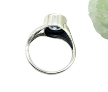 Load image into Gallery viewer, Mystic Topaz Ring, Size 8, Sterling Silver, Oval Shaped, Purple Green Gemstone, Fire Topaz, Rainbow Topaz, Alaskan Ice - GemzAustralia 