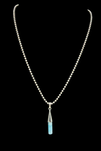 Load image into Gallery viewer, Larimar Pendant, Sterling Silver, Stone of Atlantis, Dolphin Stone, Spiritual Gemstone, Volcanic Gemstone - GemzAustralia 